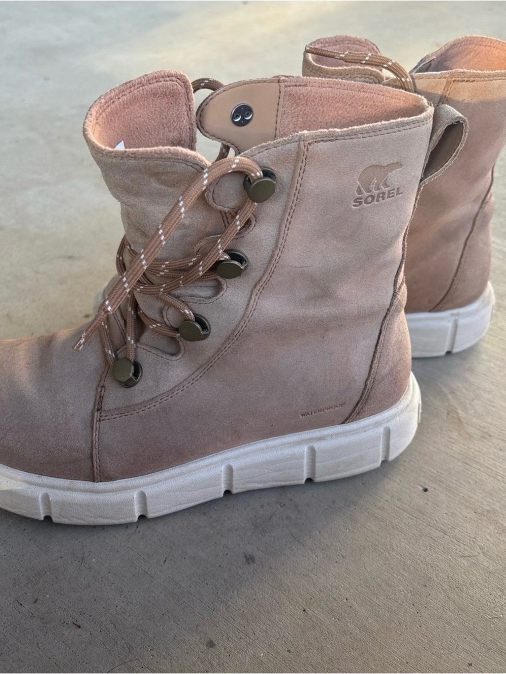 Sorel womens Suede Waterproof Lace-Up Boots